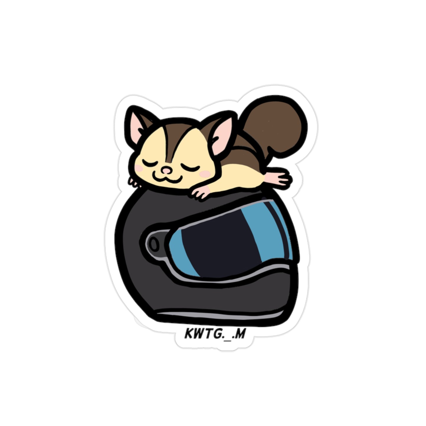 Lulu Sleeping Sticker